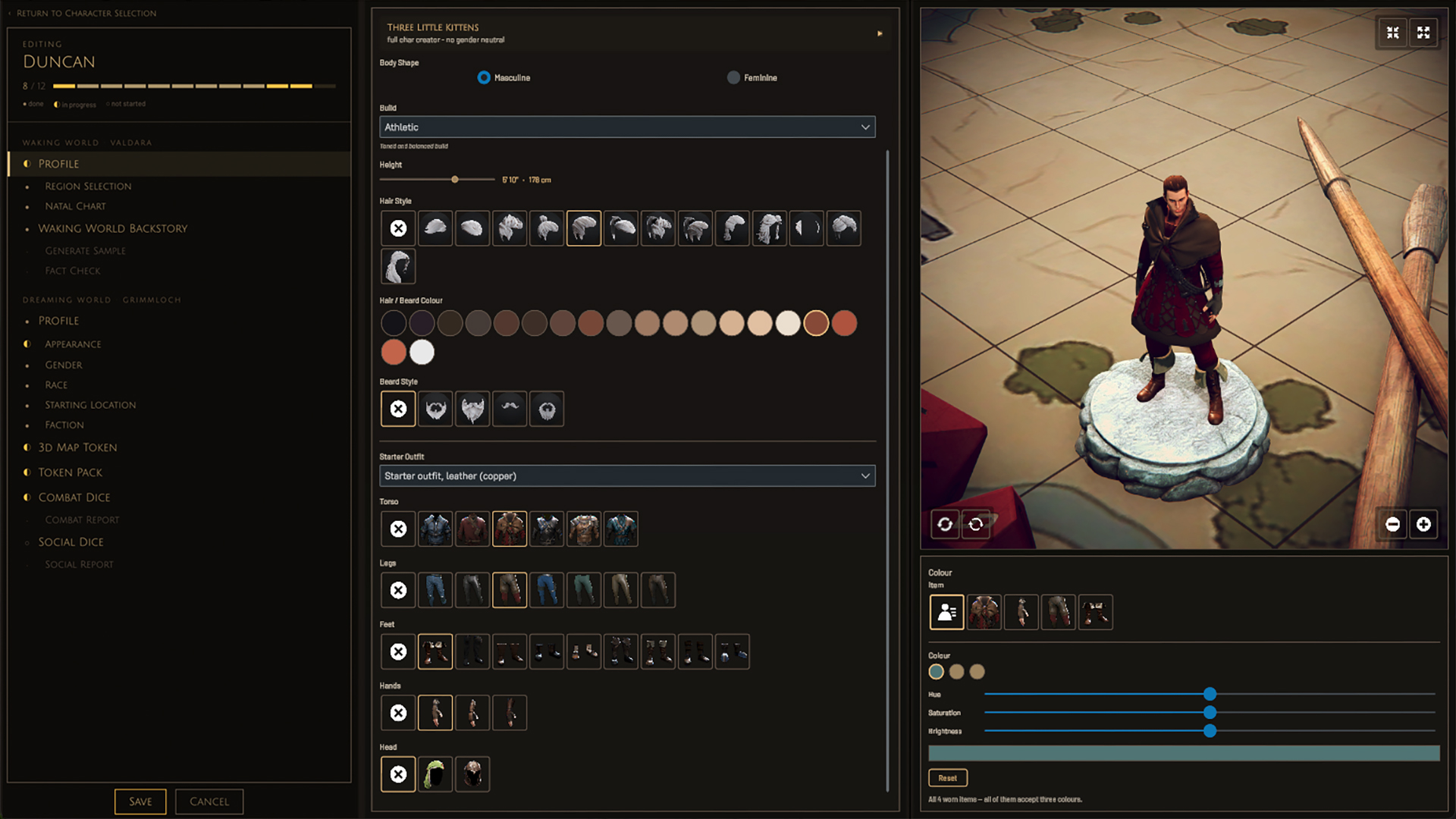 3D Character Creator
