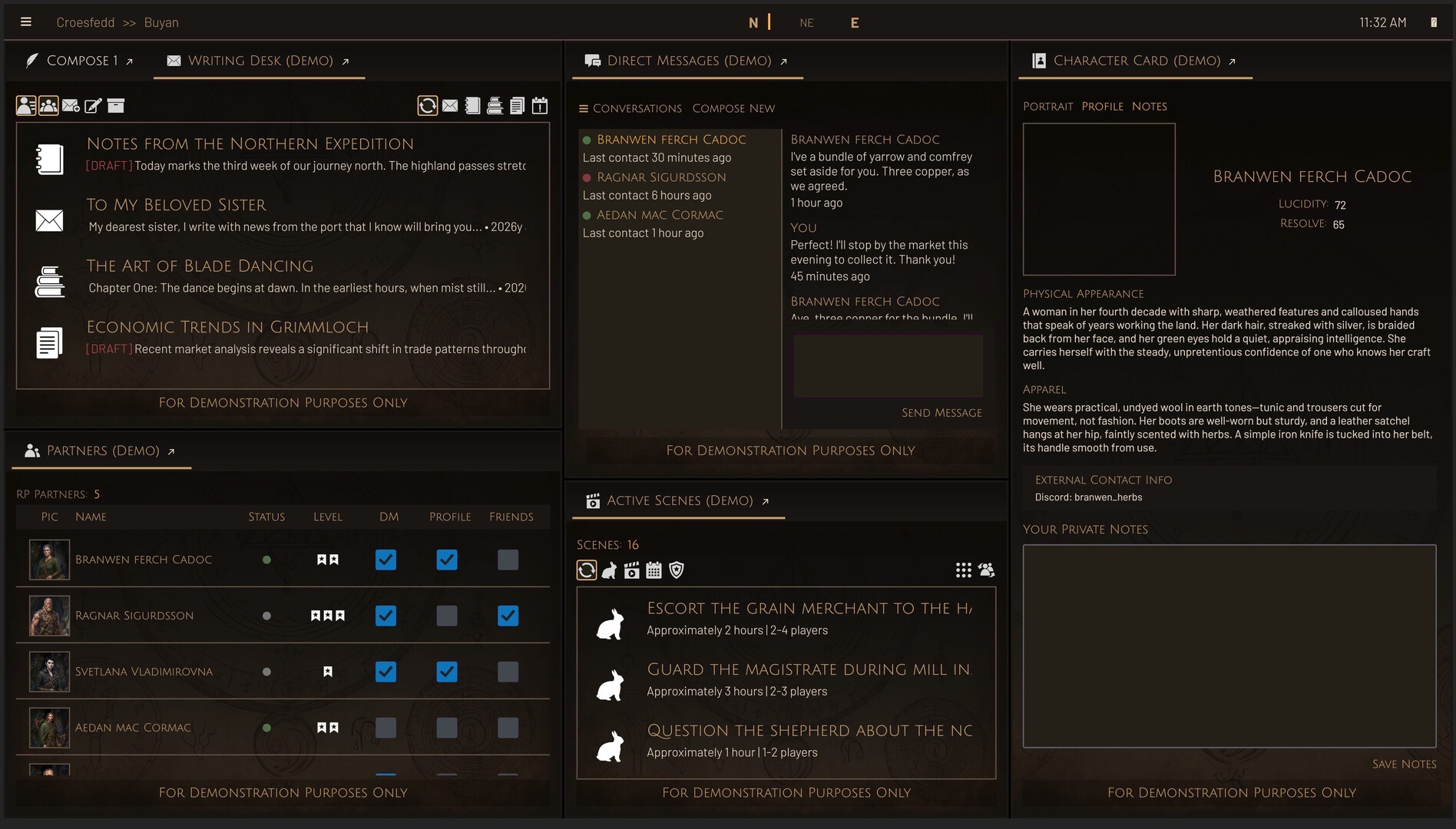 Partners, Scenes & Direct Messages