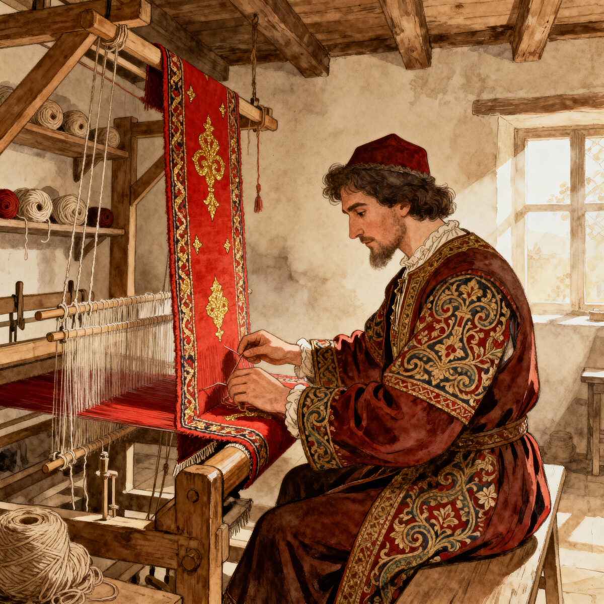 Carpet Weaver Vertical Loom Workshop