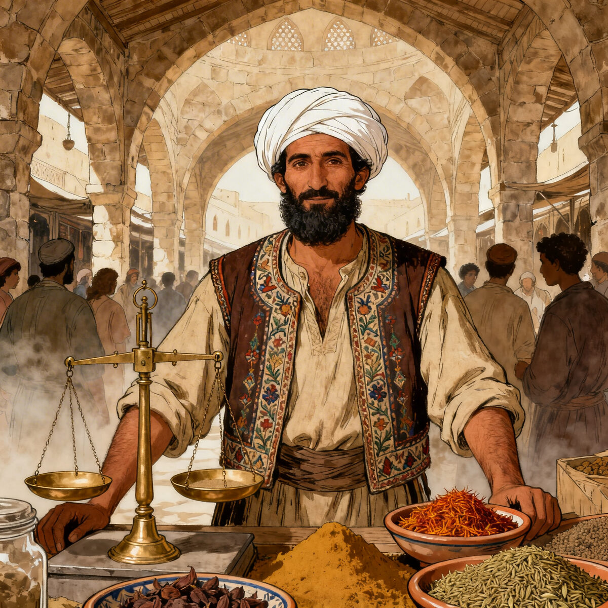 Ikosium Amazigh Spice Merchant Bazaar